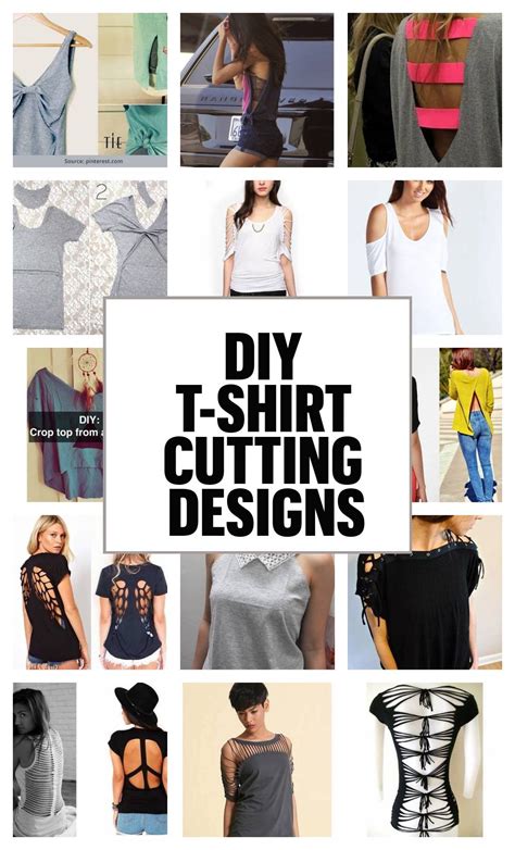 how to make a cute cut t-shirt|diy t shirt cutting ideas.